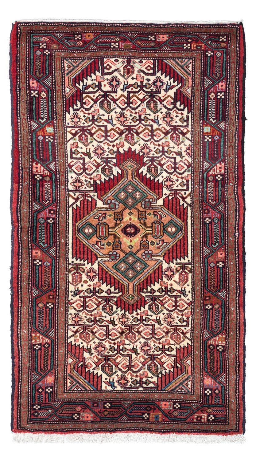 Persisk tæppe - Nomadisk - 125 x 80 cm - beige