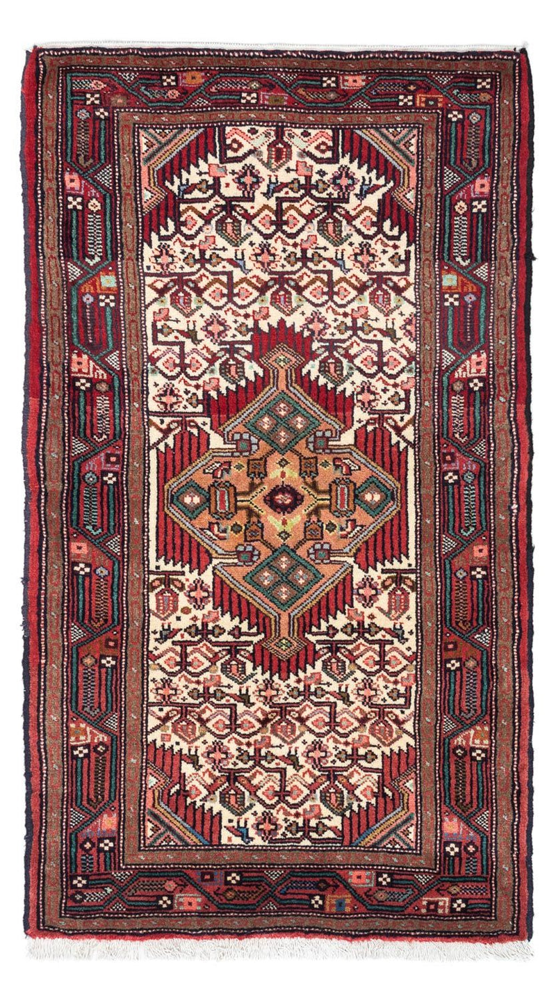 Persisk tæppe - Nomadisk - 125 x 80 cm - beige