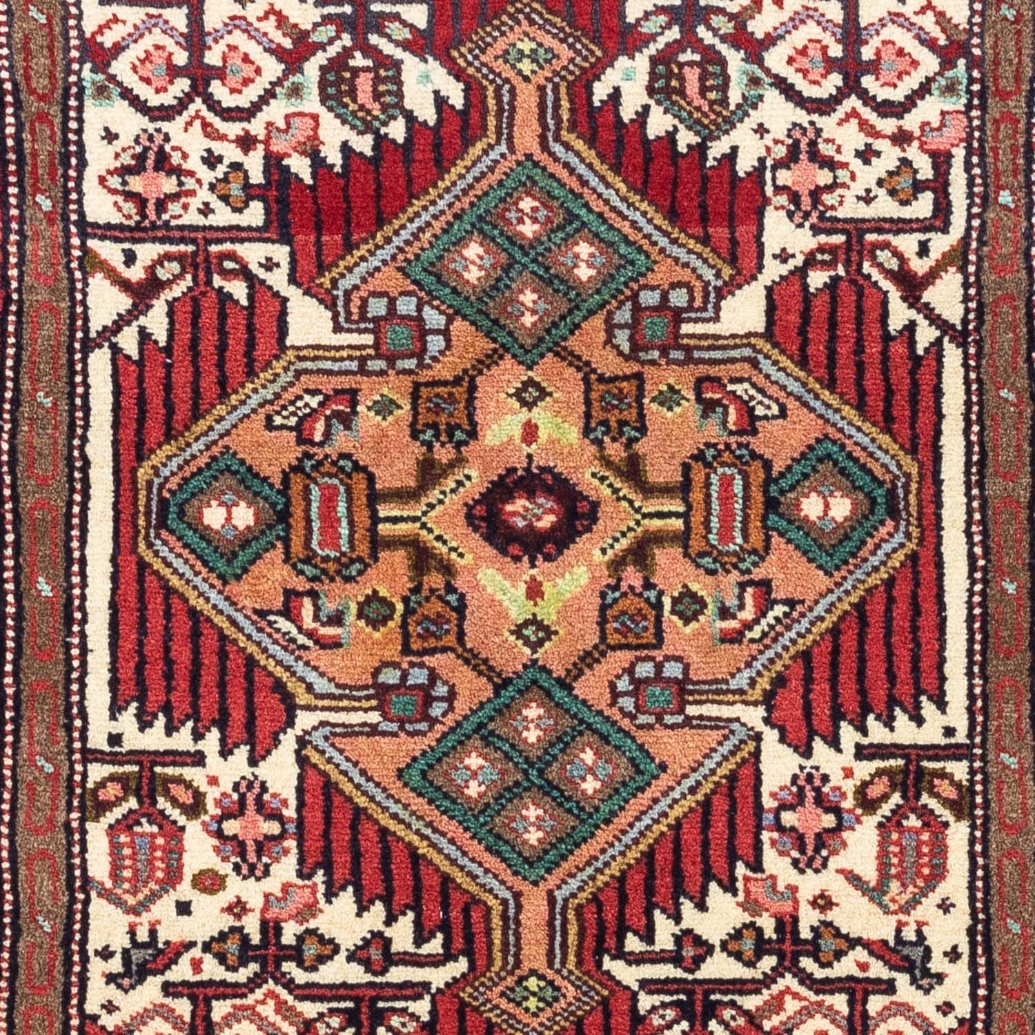 Persisk tæppe - Nomadisk - 125 x 80 cm - beige