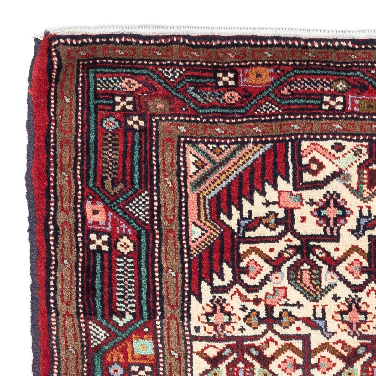 Persisk tæppe - Nomadisk - 125 x 80 cm - beige