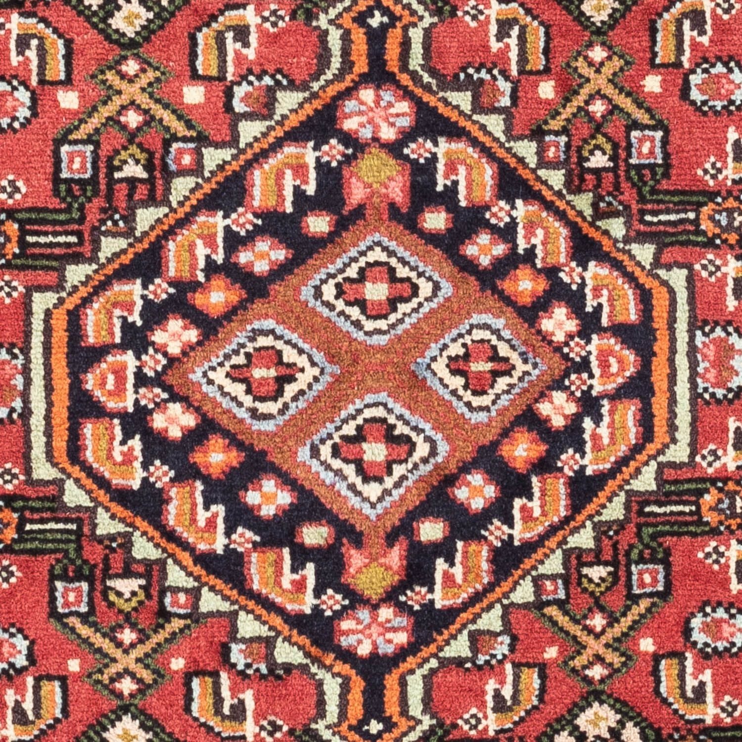 Persisk tæppe - Nomadisk - 125 x 80 cm - lysrød