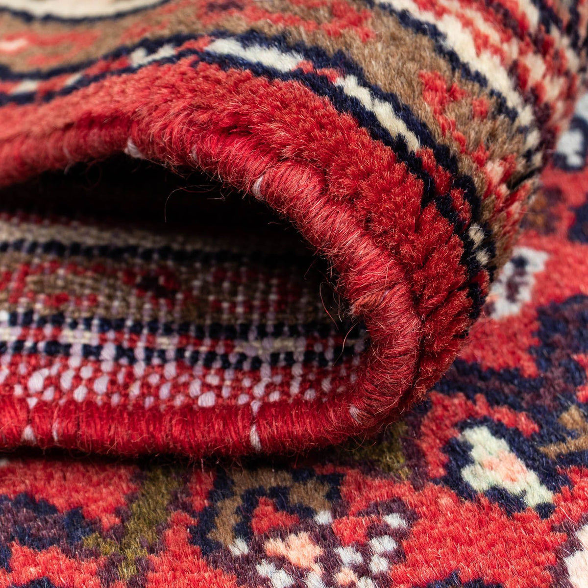 Persisk tæppe - Nomadisk - 125 x 80 cm - rød