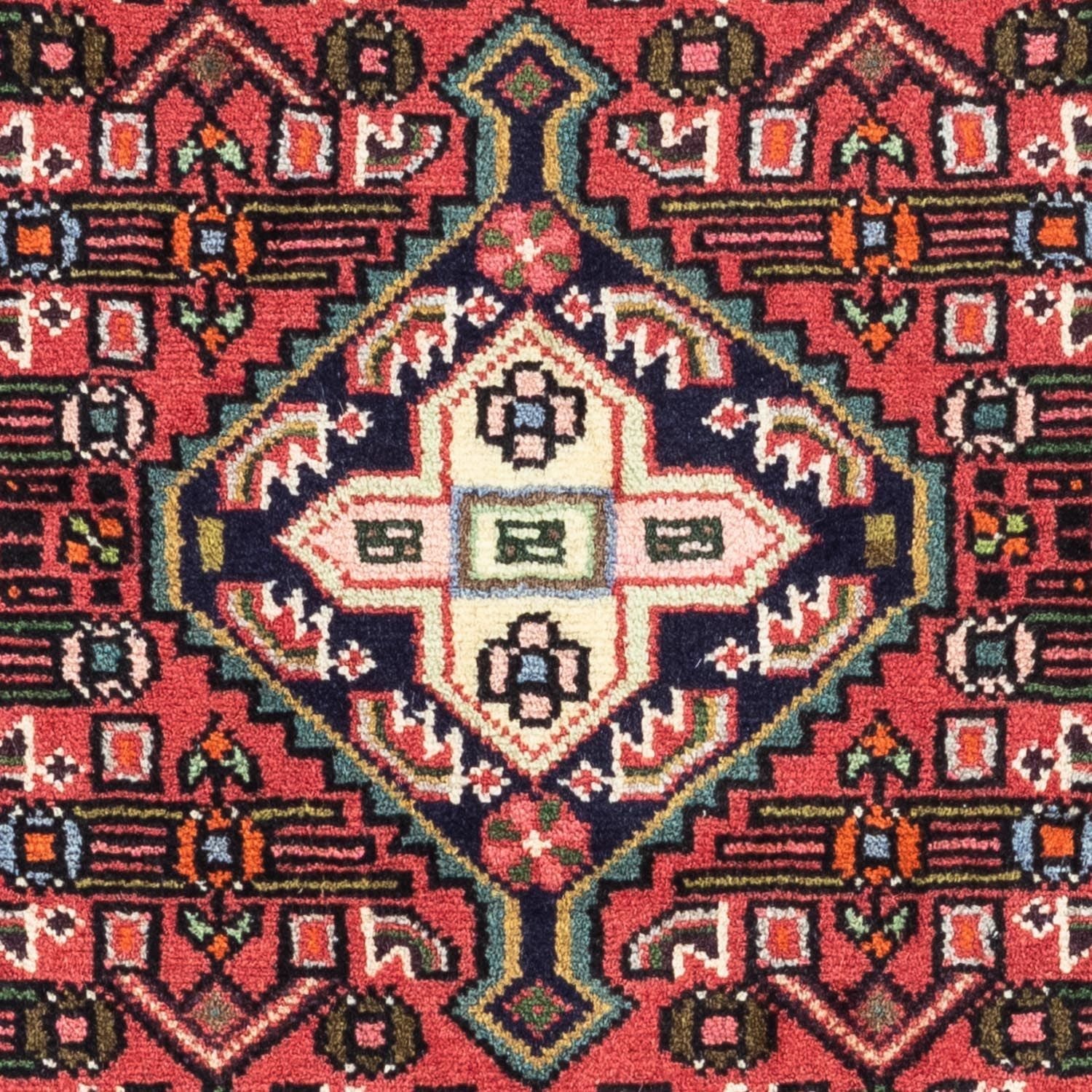 Persisk tæppe - Nomadisk - 125 x 80 cm - rød