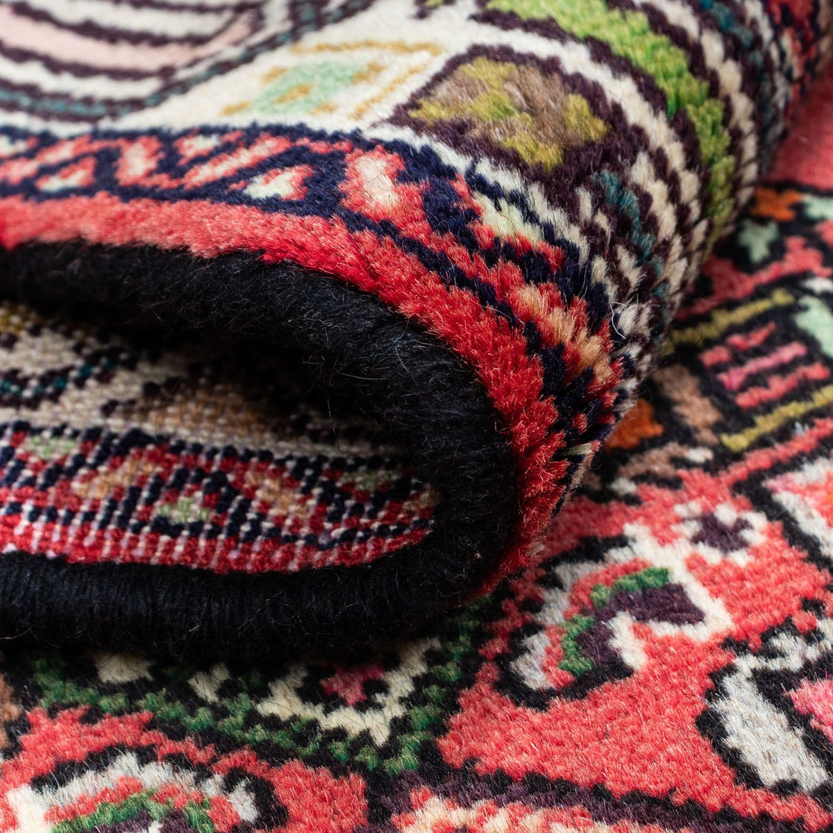 Persisk tæppe - Nomadisk - 125 x 80 cm - rød