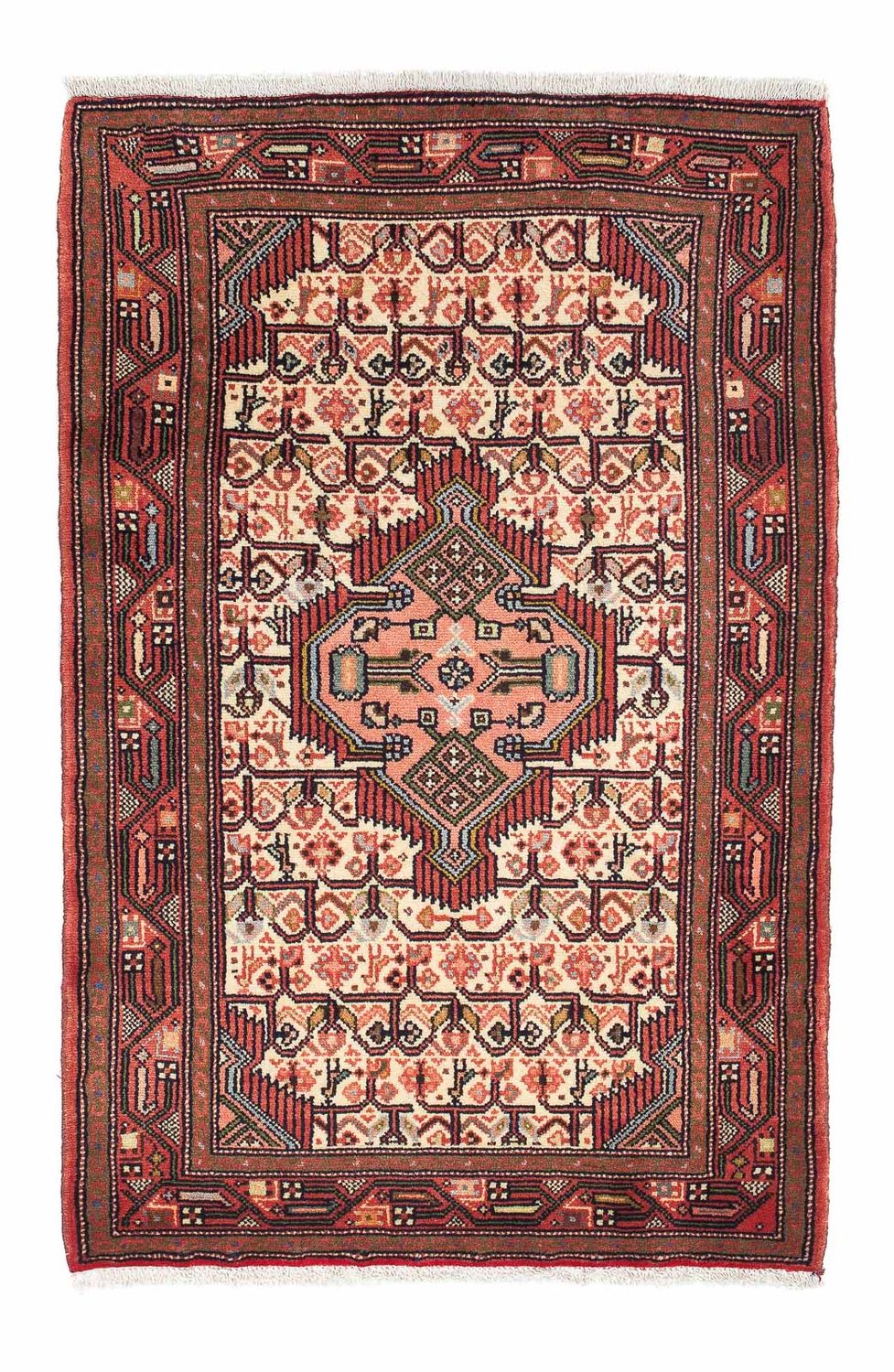 Persisk tæppe - Nomadisk - 125 x 80 cm - beige