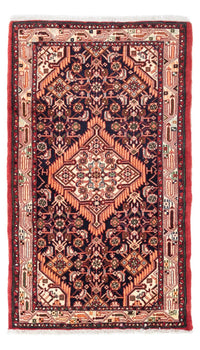 Persisk tæppe - Nomadisk - 125 x 80 cm - mørkeblå