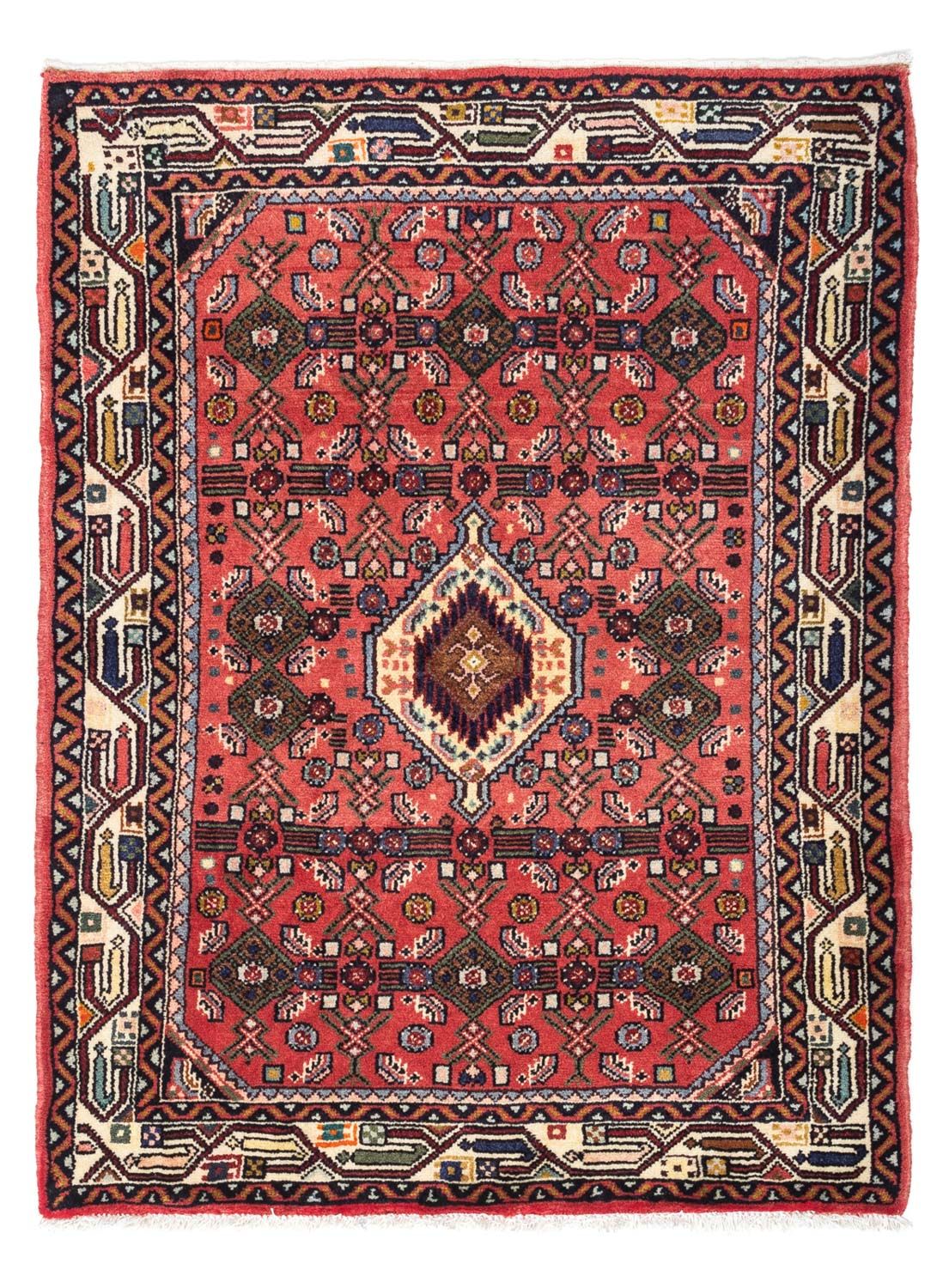 Persisk tæppe - Nomadisk - 125 x 80 cm - rød