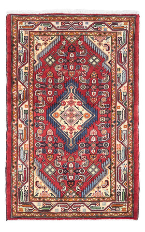 Persisk tæppe - Nomadisk - 125 x 80 cm - rød