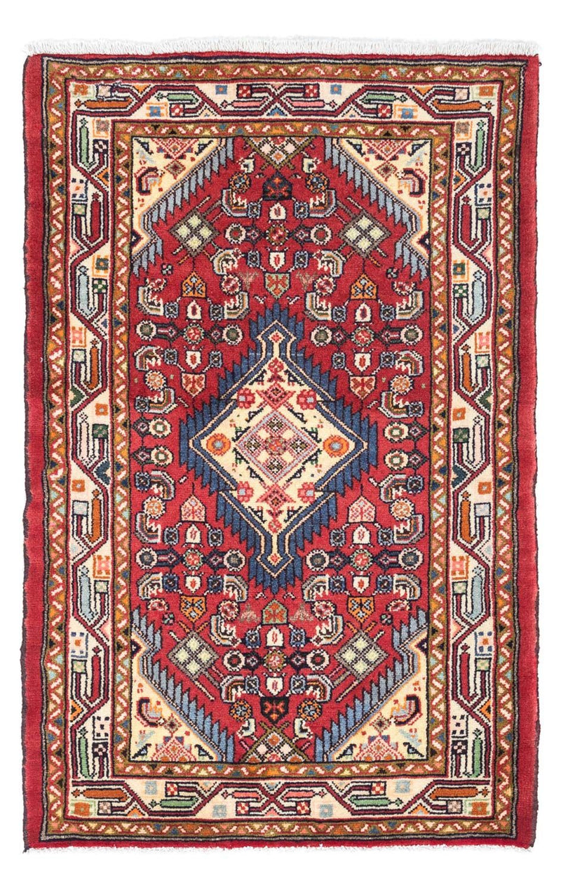 Persisk tæppe - Nomadisk - 125 x 80 cm - rød