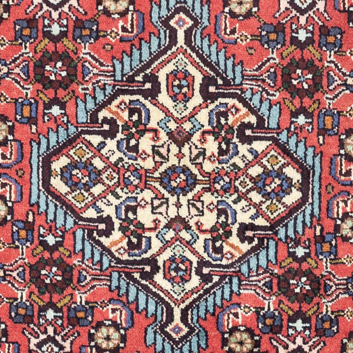 Persisk tæppe - Nomadisk - 125 x 80 cm - lysrød