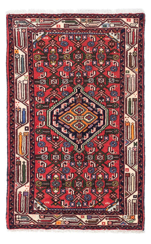 Persisk tæppe - Nomadisk - 125 x 80 cm - rød
