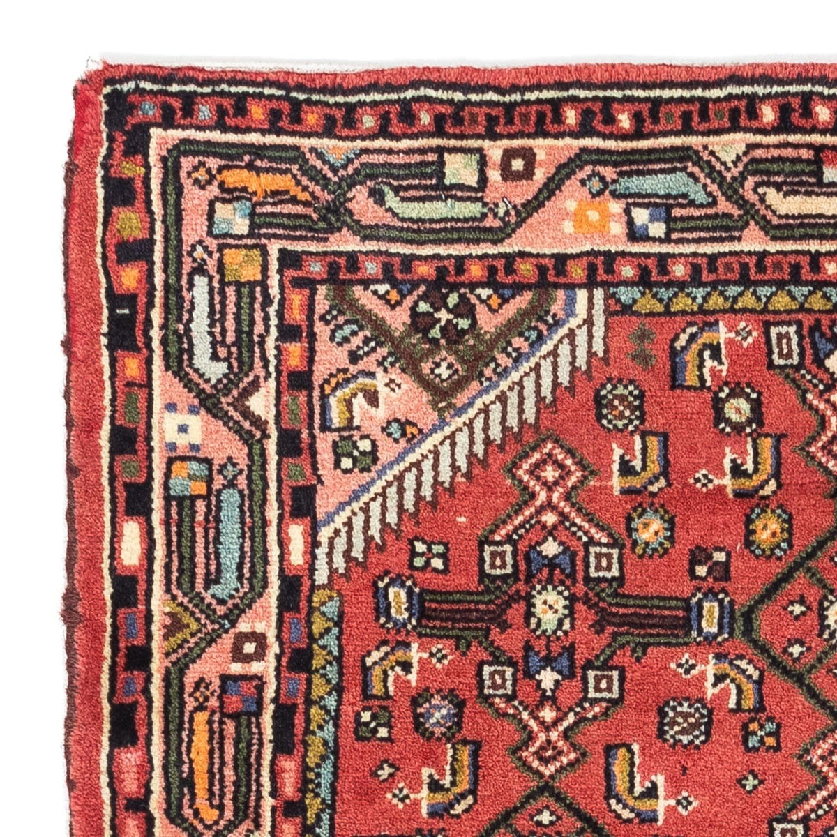 Persisk tæppe - Nomadisk - 125 x 80 cm - rød