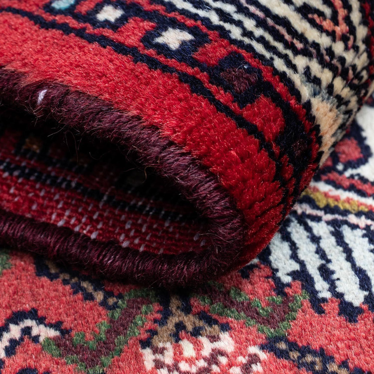 Persisk tæppe - Nomadisk - 125 x 80 cm - rød