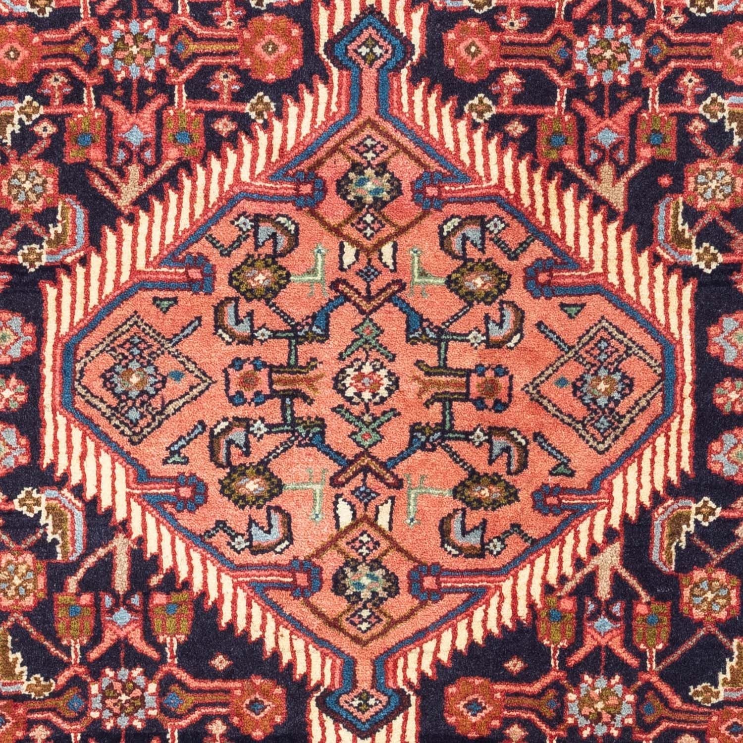 Persisk tæppe - Nomadisk - 125 x 80 cm - mørkeblå