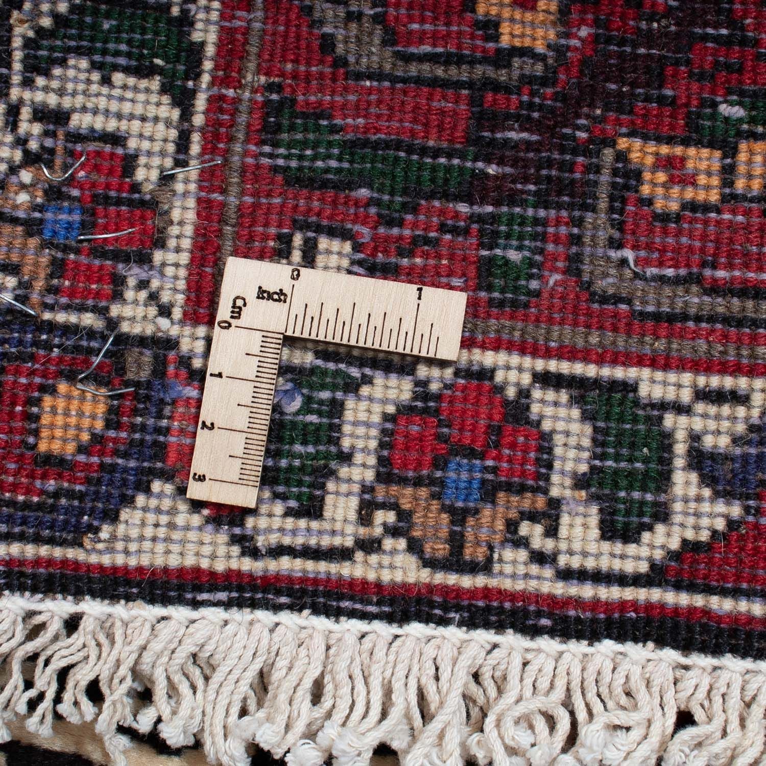 Persisk tæppe - Nomadisk - 310 x 210 cm - mørkerød