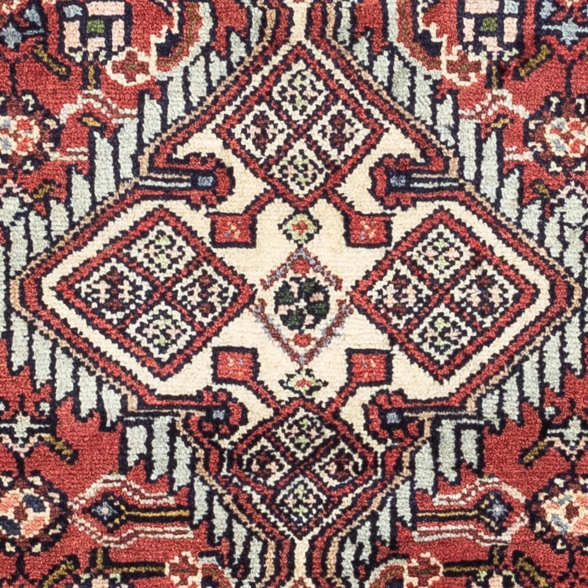 Persisk tæppe - Nomadisk - 125 x 80 cm - lysrød