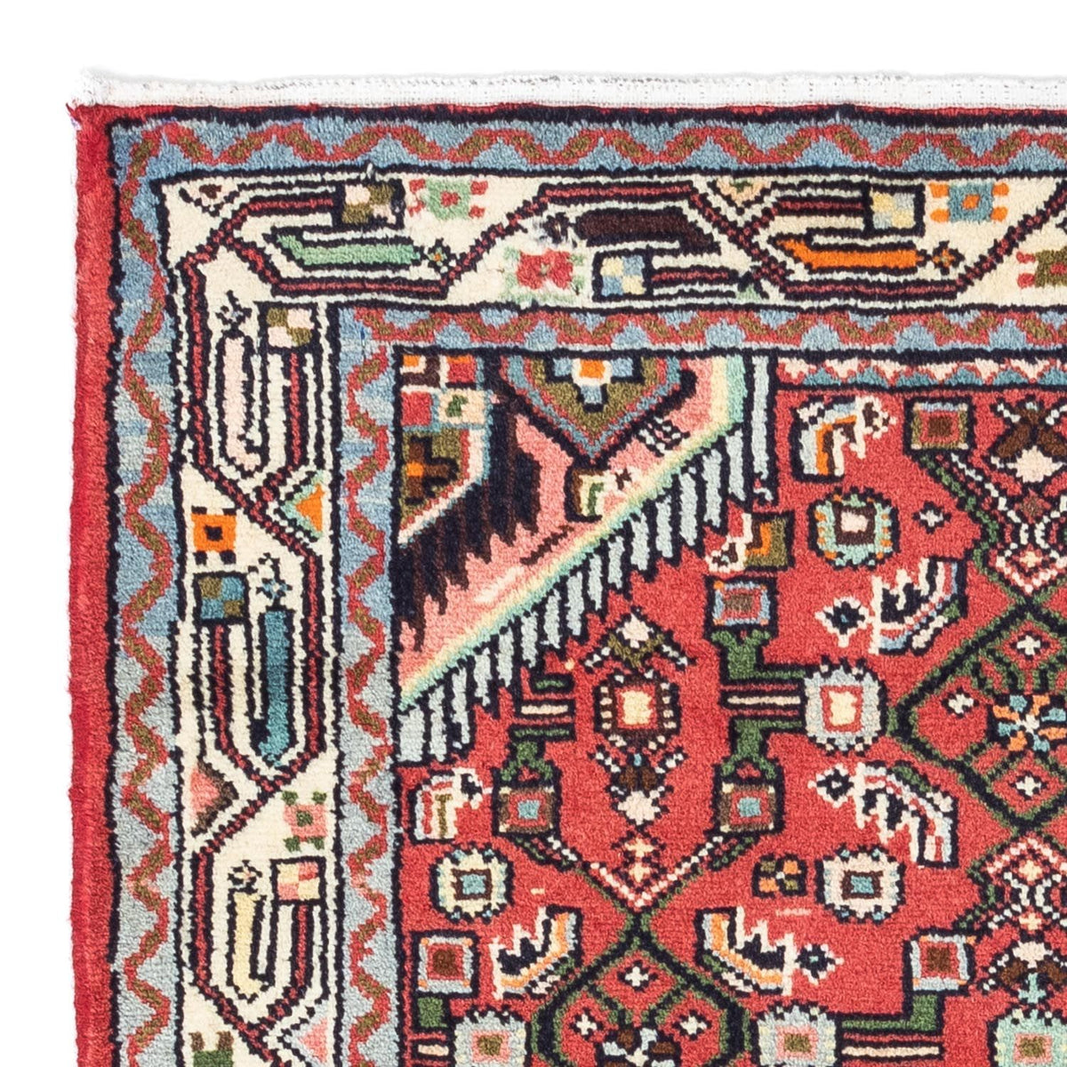 Persisk tæppe - Nomadisk - 125 x 80 cm - rød