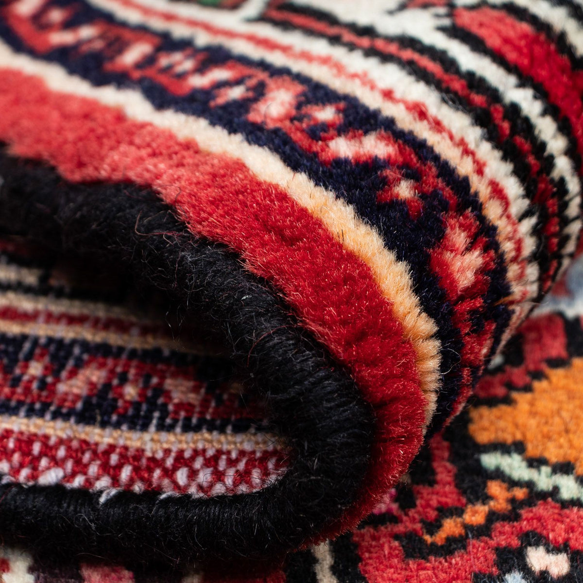 Persisk tæppe - Nomadisk - 125 x 80 cm - rød