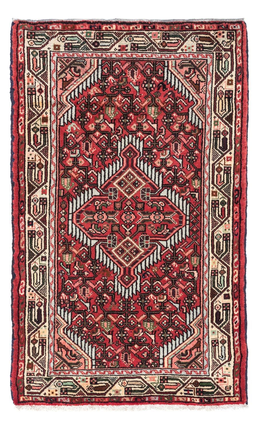 Persisk tæppe - Nomadisk - 125 x 80 cm - rød