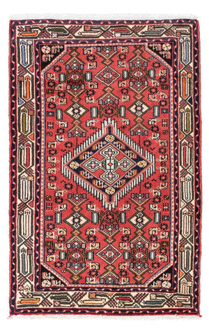 Persisk tæppe - Nomadisk - 125 x 80 cm - rød