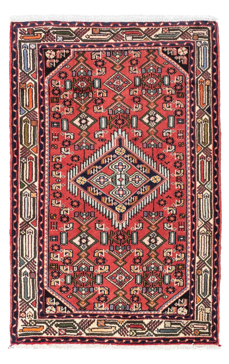 Persisk tæppe - Nomadisk - 125 x 80 cm - rød