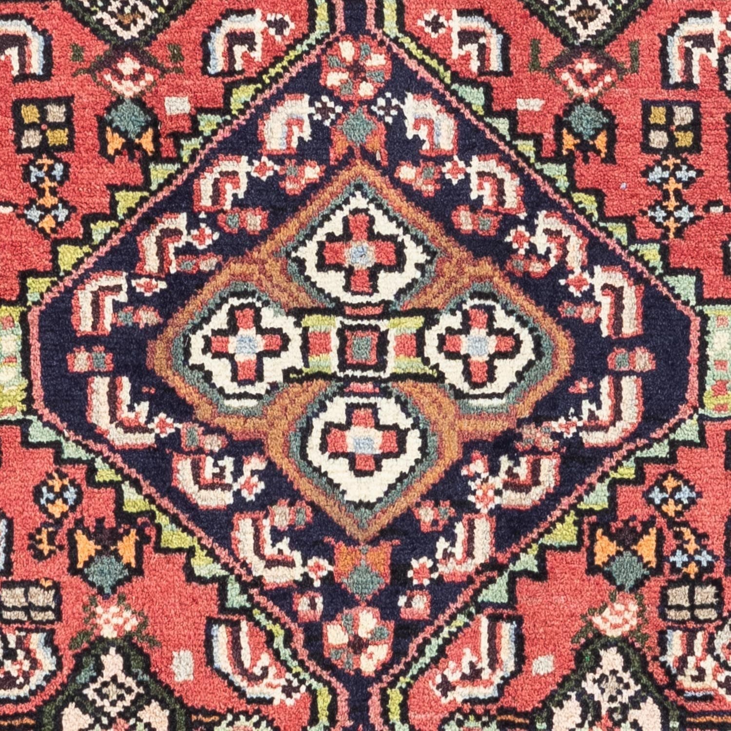 Persisk tæppe - Nomadisk - 125 x 80 cm - lysrød