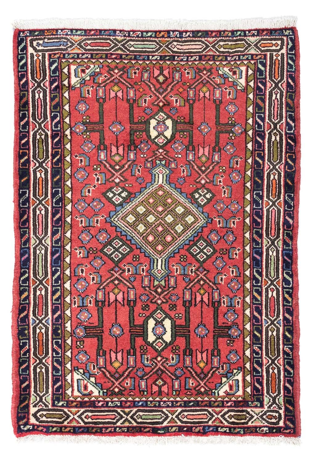 Persisk tæppe - Nomadisk - 125 x 80 cm - rød