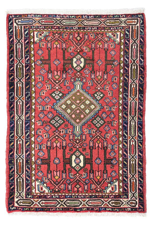 Persisk tæppe - Nomadisk - 125 x 80 cm - rød