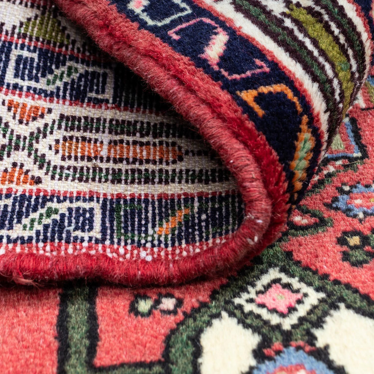 Persisk tæppe - Nomadisk - 125 x 80 cm - rød