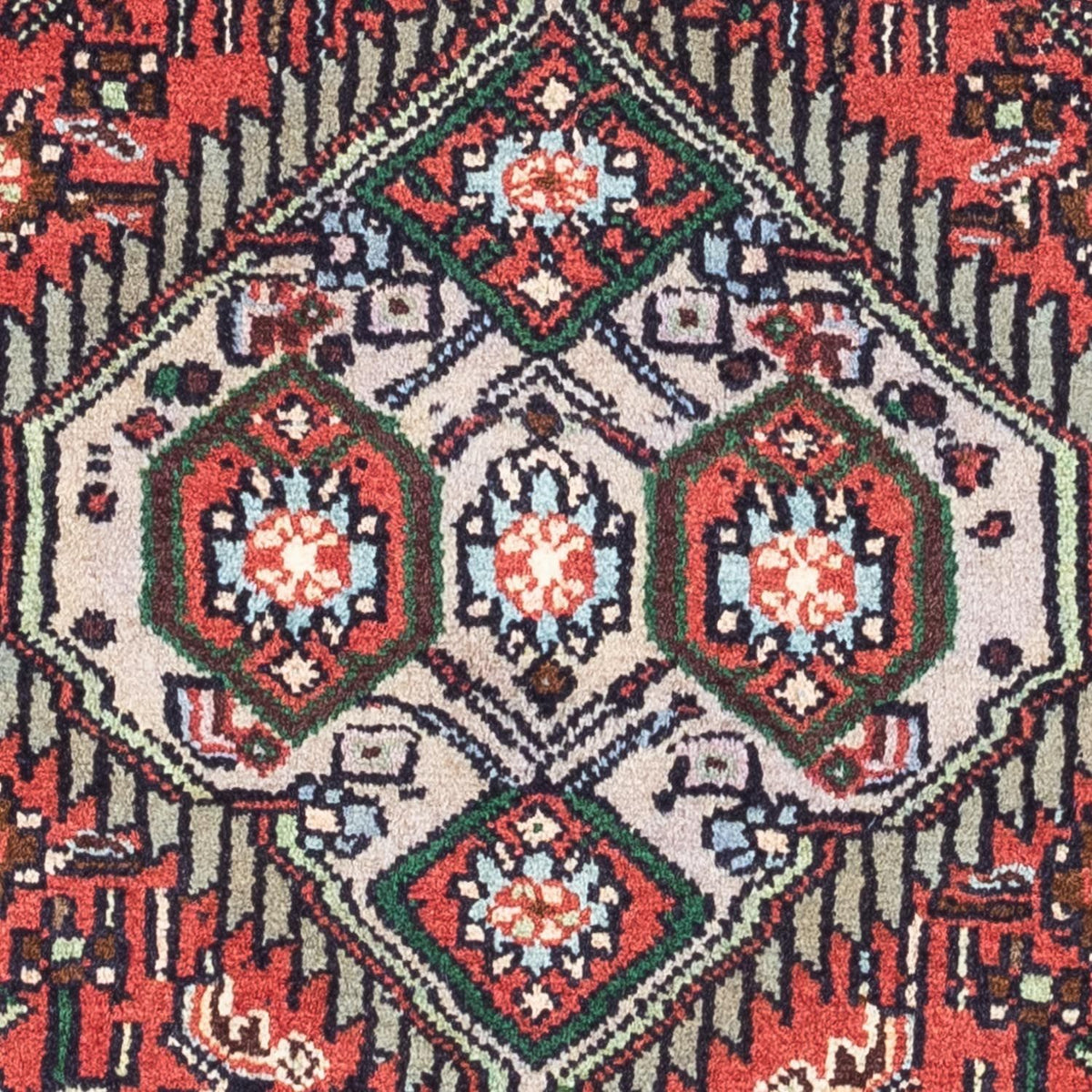 Persisk tæppe - Nomadisk - 125 x 80 cm - lysrød