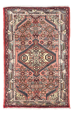 Persisk tæppe - Nomadisk - 125 x 80 cm - lysrød