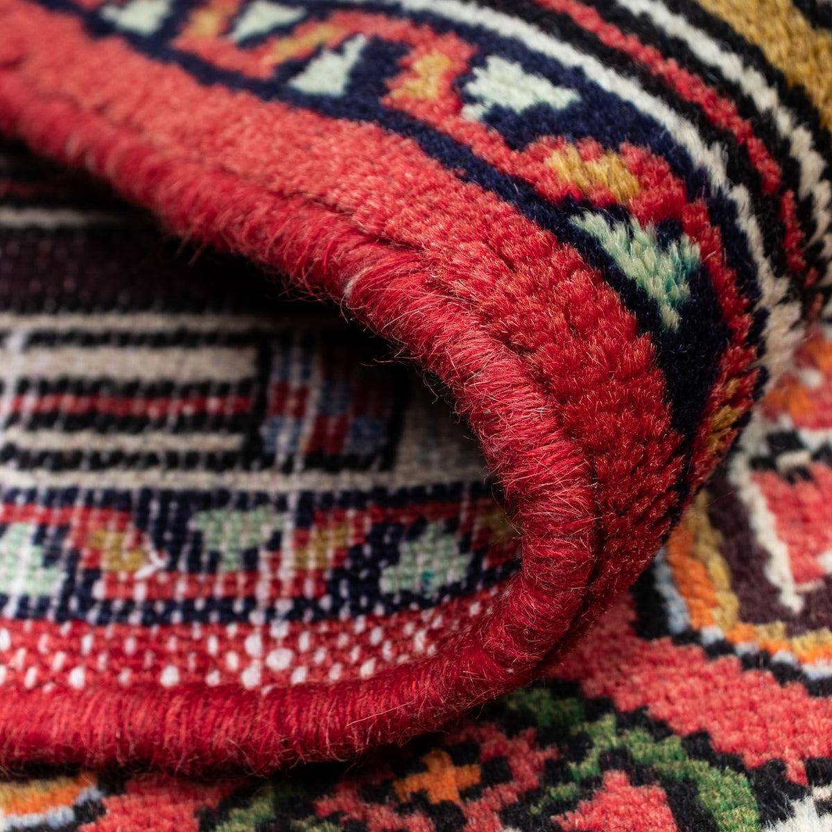 Persisk tæppe - Nomadisk - 125 x 80 cm - rød