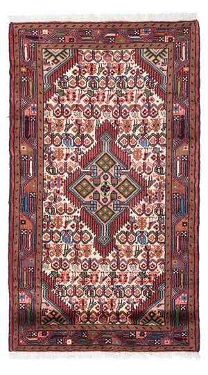 Persisk tæppe - Nomadisk - 125 x 80 cm - beige