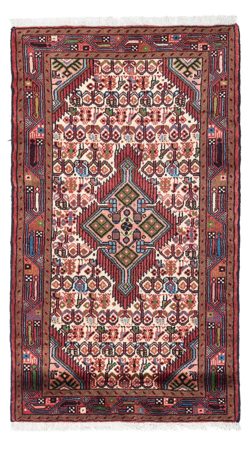 Persisk tæppe - Nomadisk - 125 x 80 cm - beige