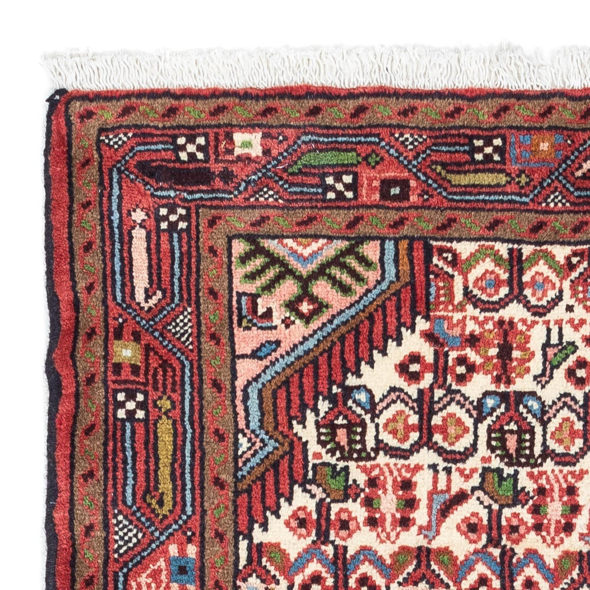 Persisk tæppe - Nomadisk - 125 x 80 cm - beige