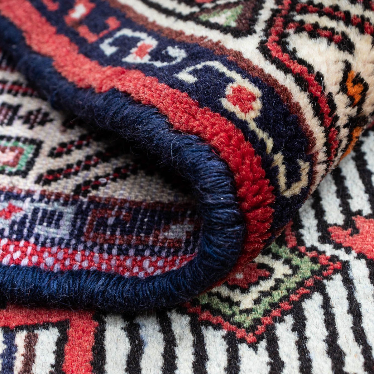 Persisk tæppe - Nomadisk - 125 x 80 cm - rød