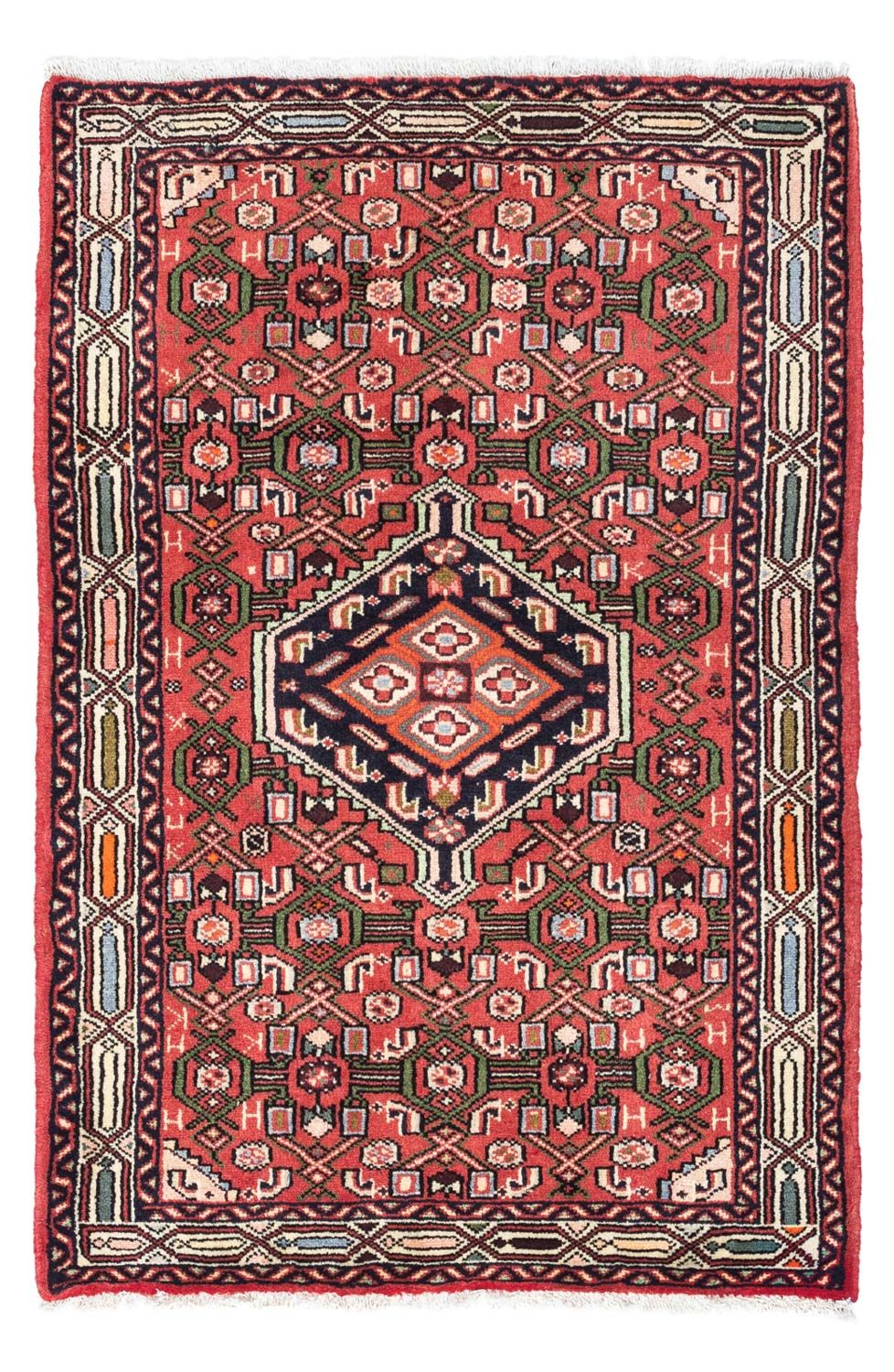 Persisk tæppe - Nomadisk - 125 x 80 cm - rød