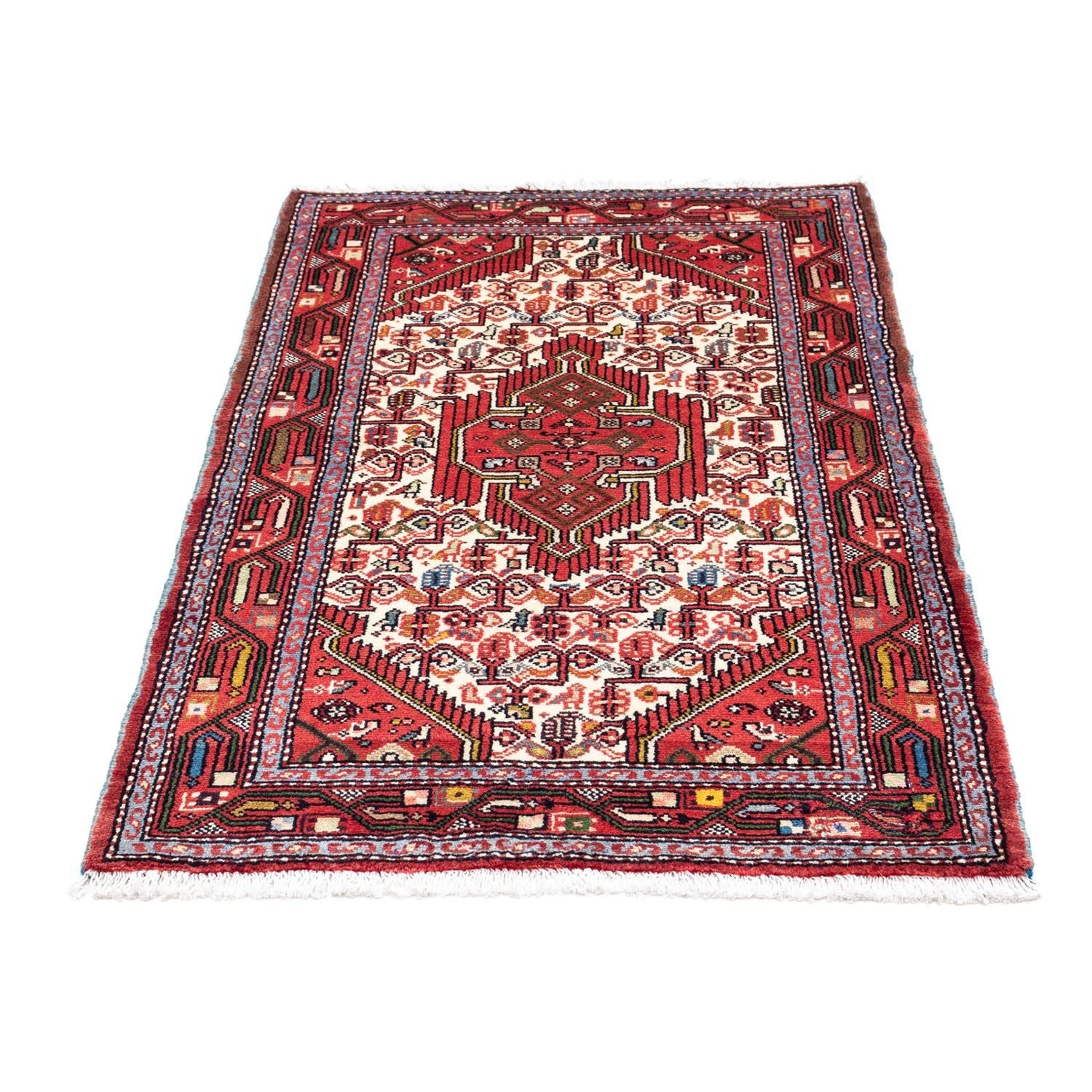 Persisk tæppe - Nomadisk - 125 x 80 cm - rød