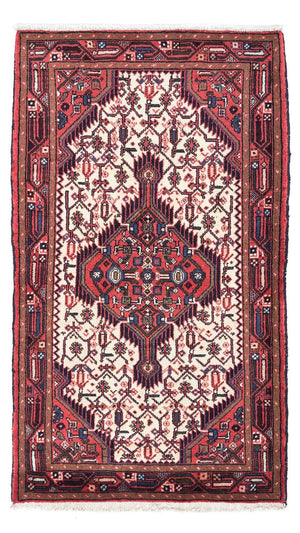 Persisk tæppe - Nomadisk - 125 x 80 cm - beige