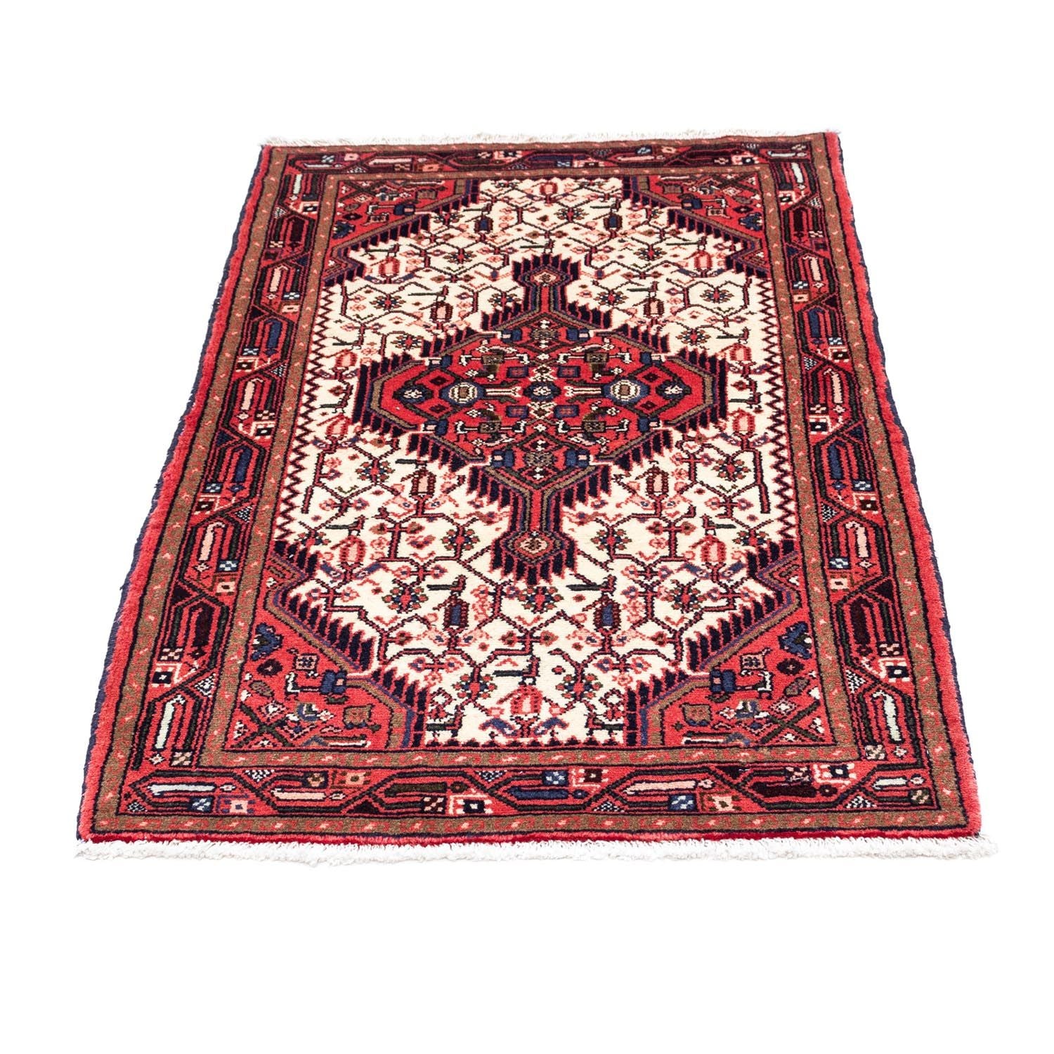 Persisk tæppe - Nomadisk - 125 x 80 cm - beige
