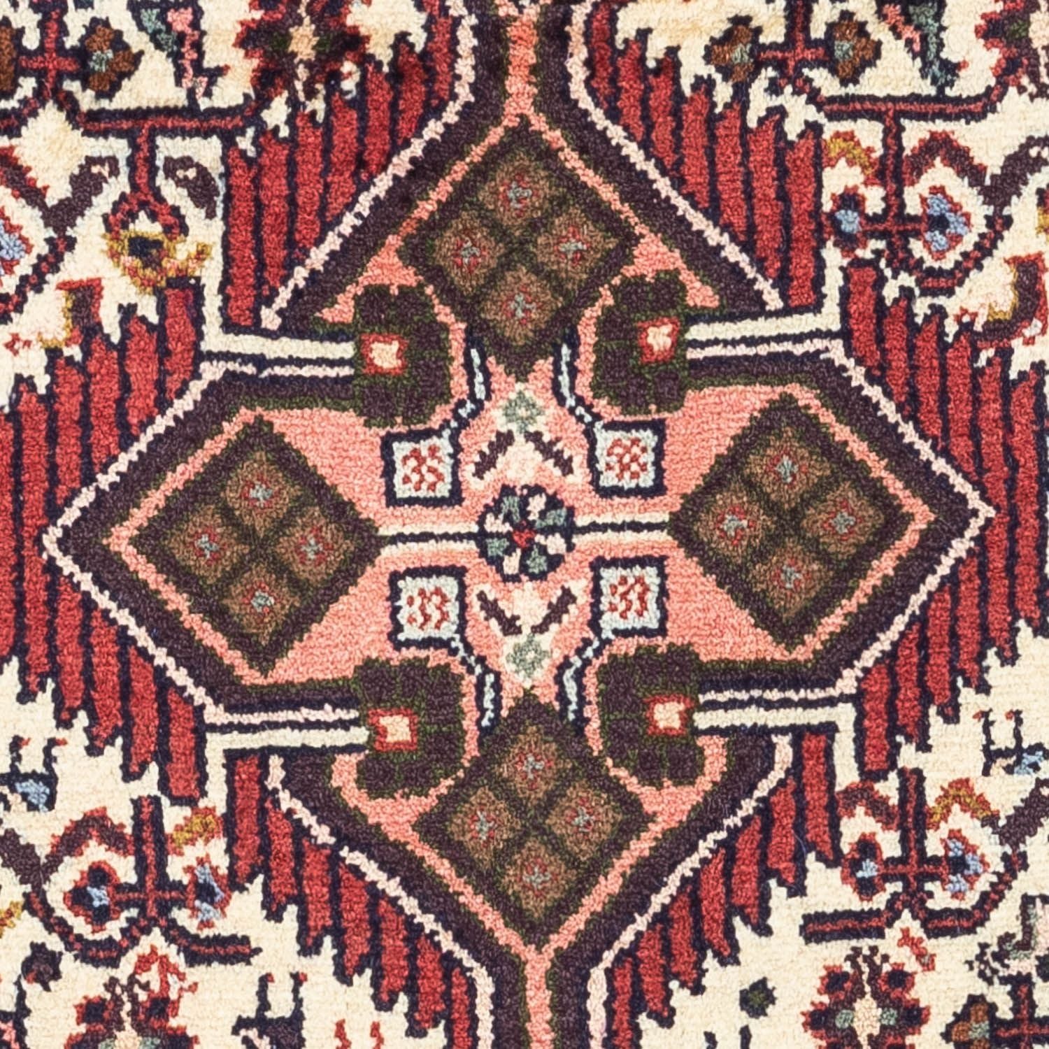 Persisk tæppe - Nomadisk - 125 x 80 cm - beige