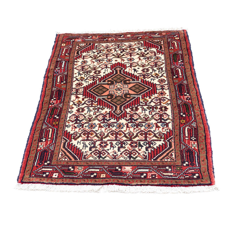 Persisk tæppe - Nomadisk - 125 x 80 cm - beige