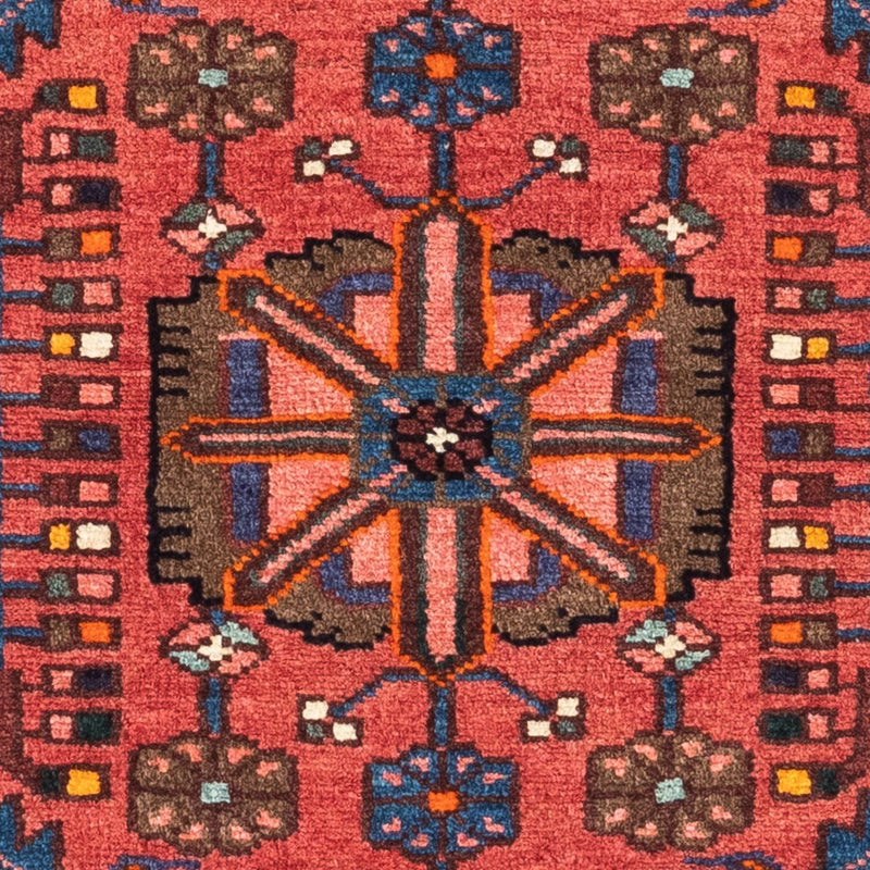Persisk tæppe - Nomadisk - 118 x 83 cm - lysrød