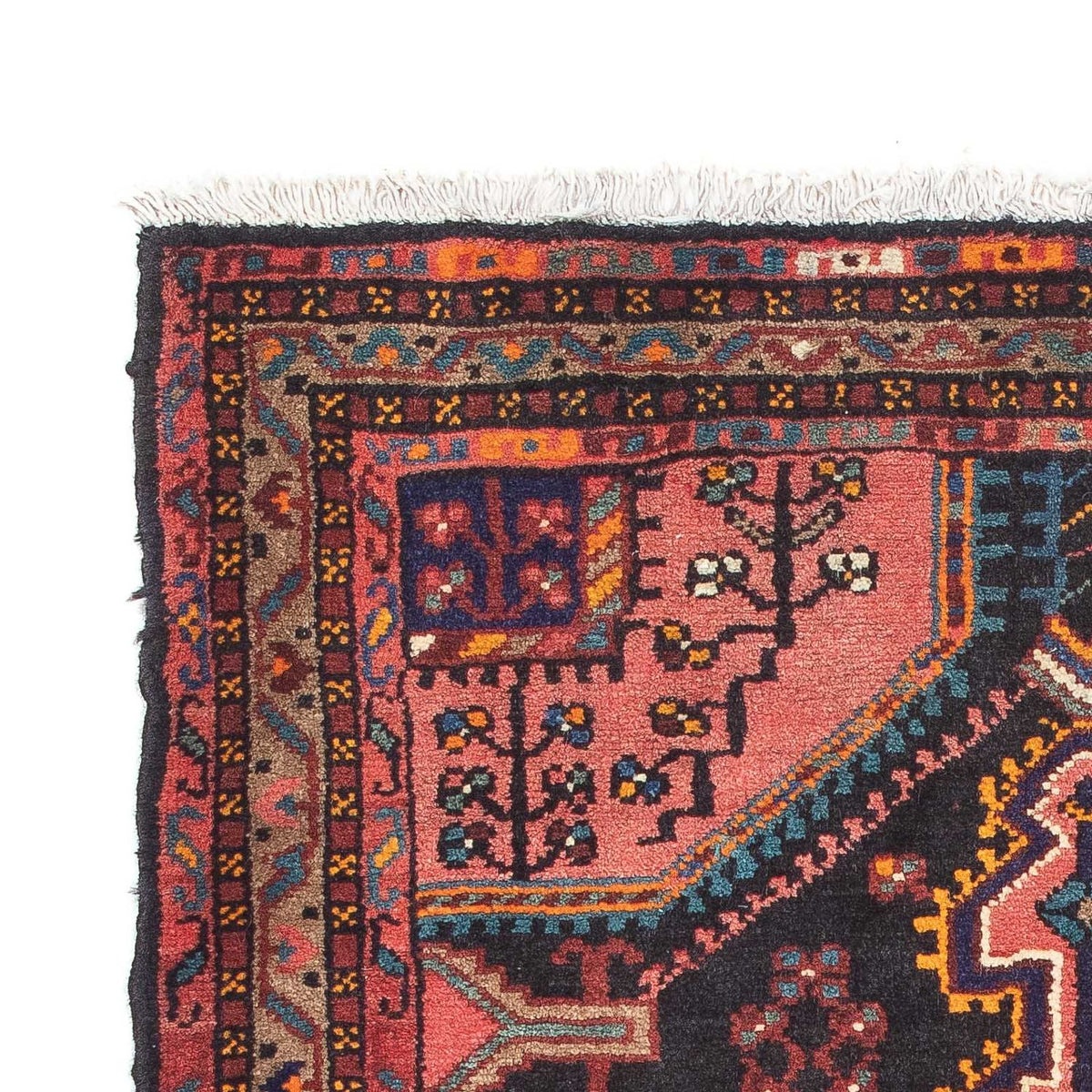 Persisk tæppe - Nomadisk - 120 x 85 cm - lysrød