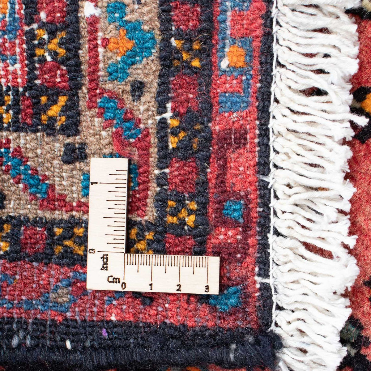 Persisk tæppe - Nomadisk - 120 x 85 cm - lysrød