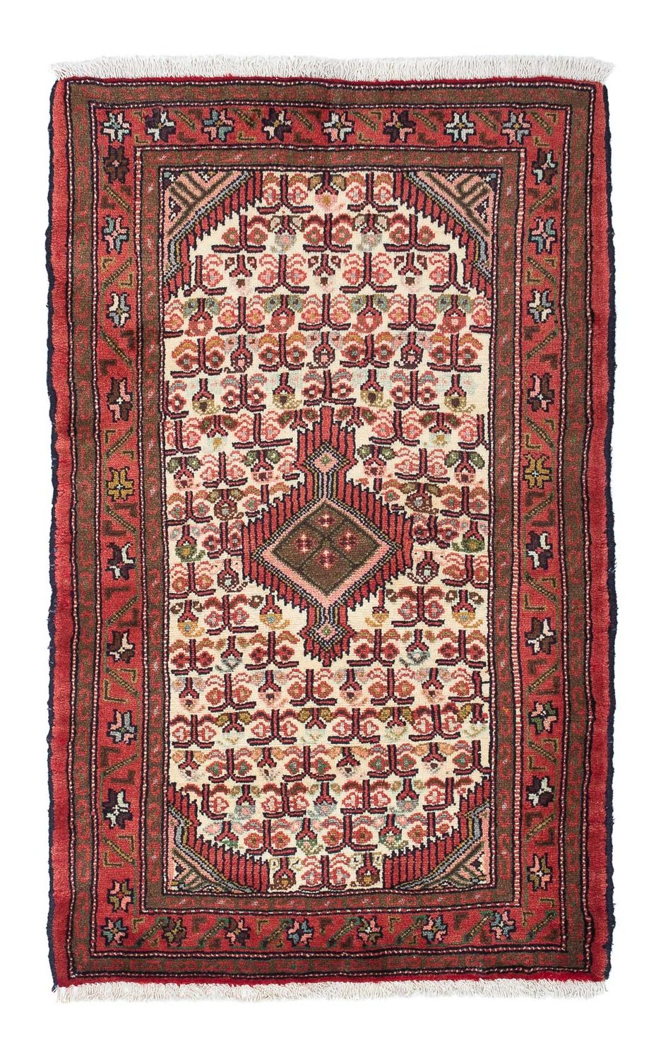 Persisk tæppe - Nomadisk - 125 x 80 cm - beige