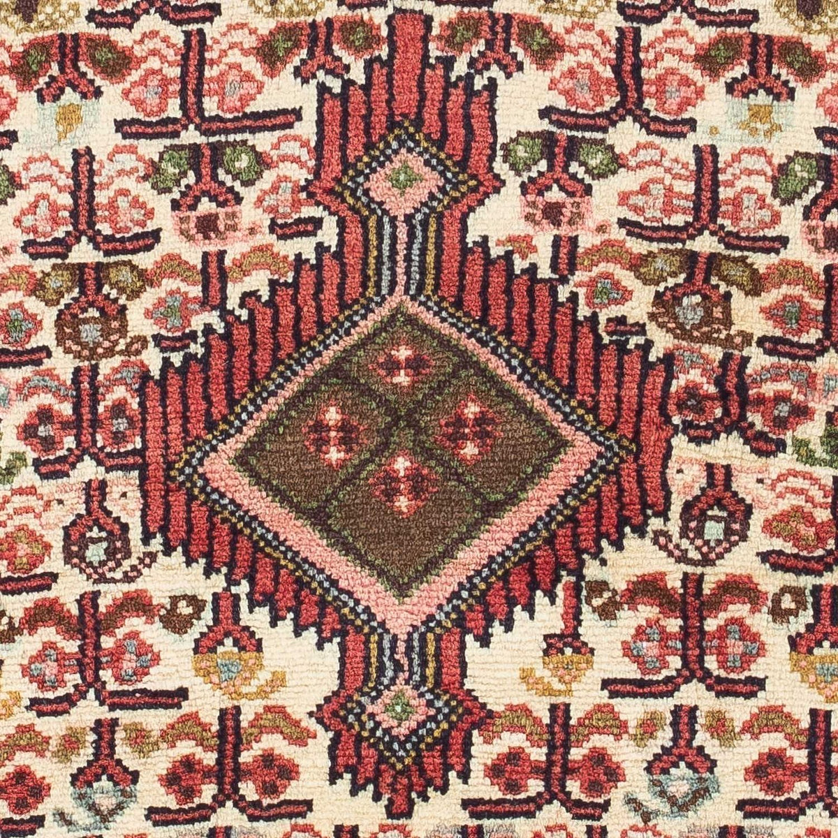 Persisk tæppe - Nomadisk - 125 x 80 cm - beige