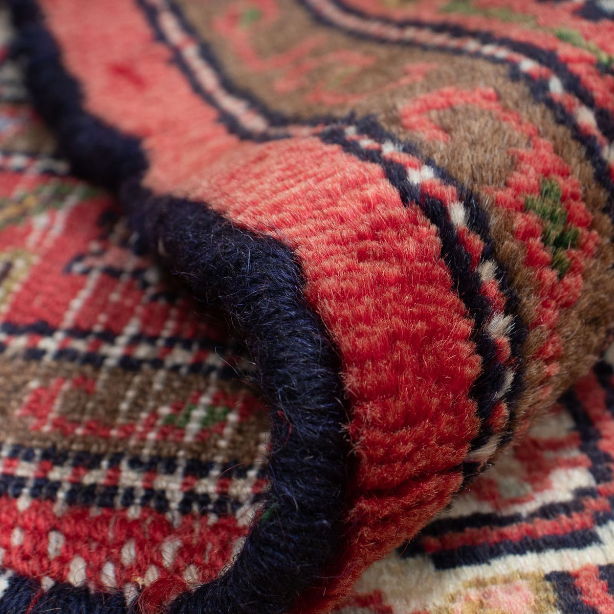 Persisk tæppe - Nomadisk - 125 x 80 cm - beige