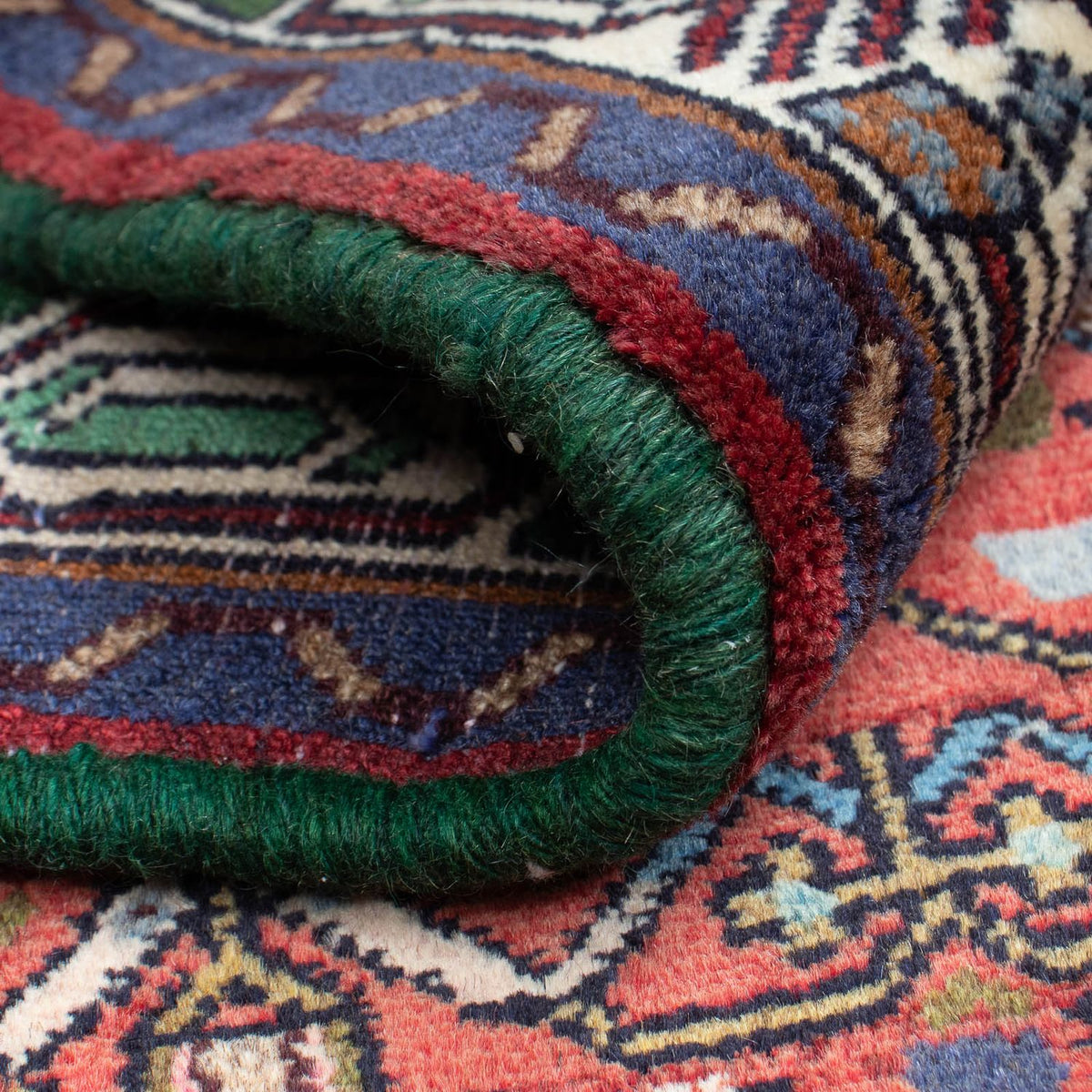 Persisk tæppe - Nomadisk - 125 x 80 cm - rød