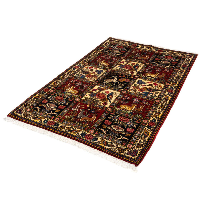 Persisk tæppe - Nomadisk - 162 x 107 cm - mørkerød